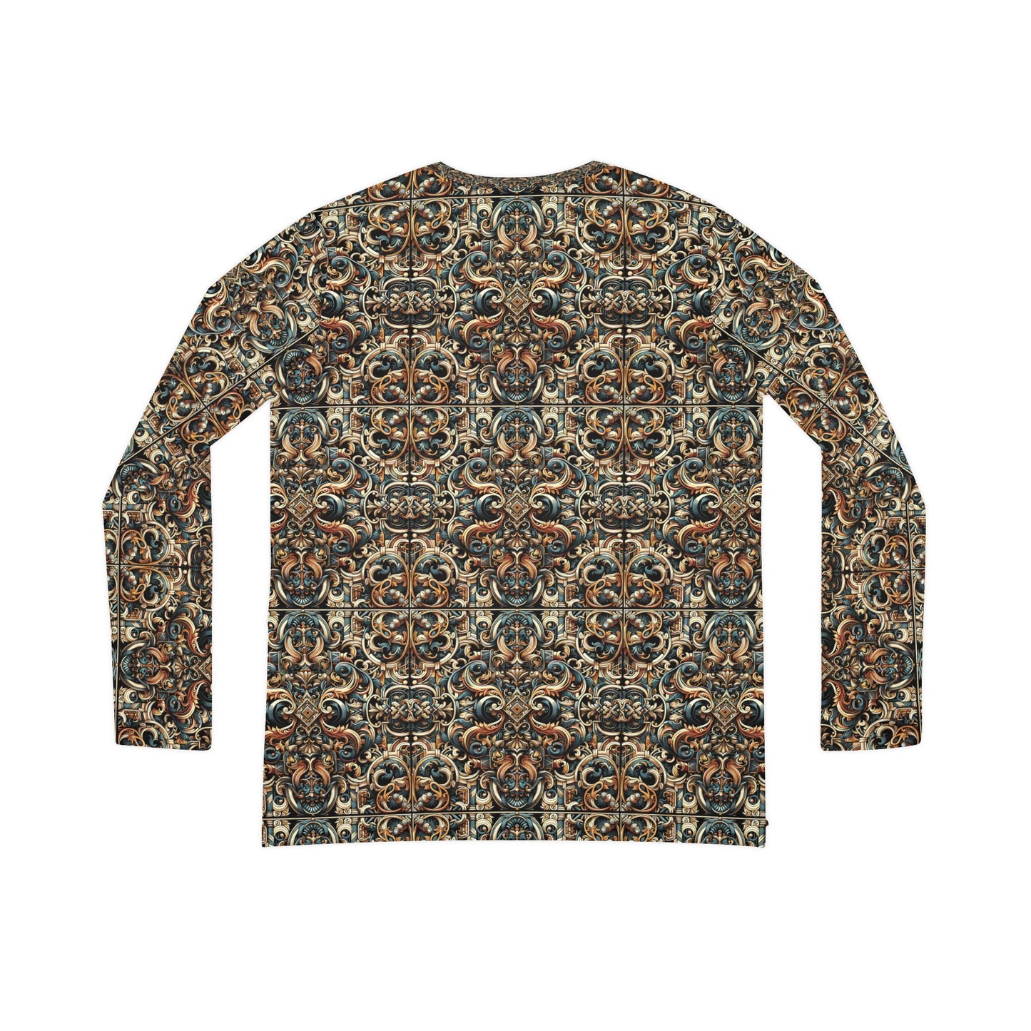 Urban Renaissance Historical Fusion With Street Edge Women's Long Sleeve V-Neck Shirt - 8404 Design-59