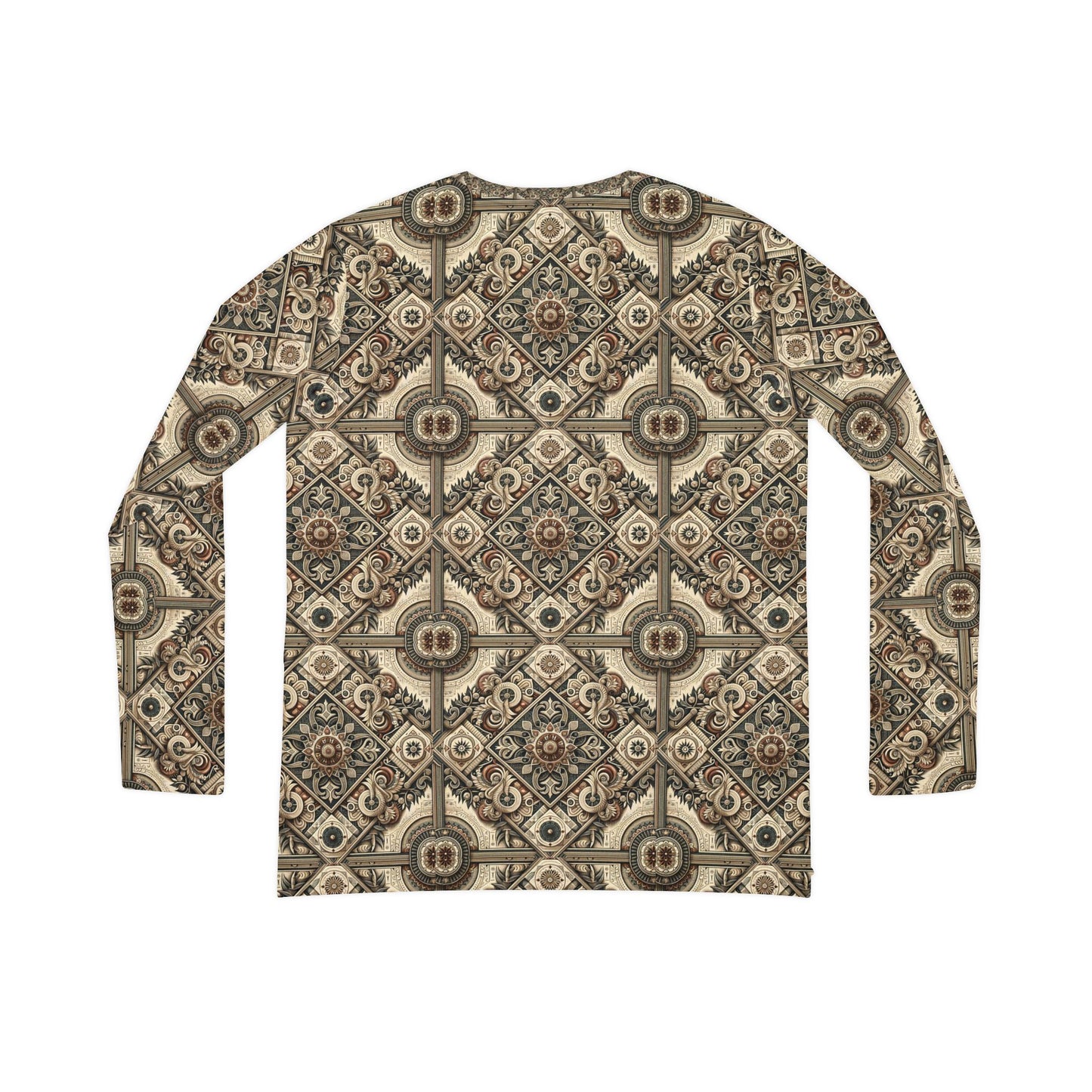 Graphic Workwear Capsule Artisanal Workwear Fusion Women's Long Sleeve V-Neck Shirt - 8404 Design-61
