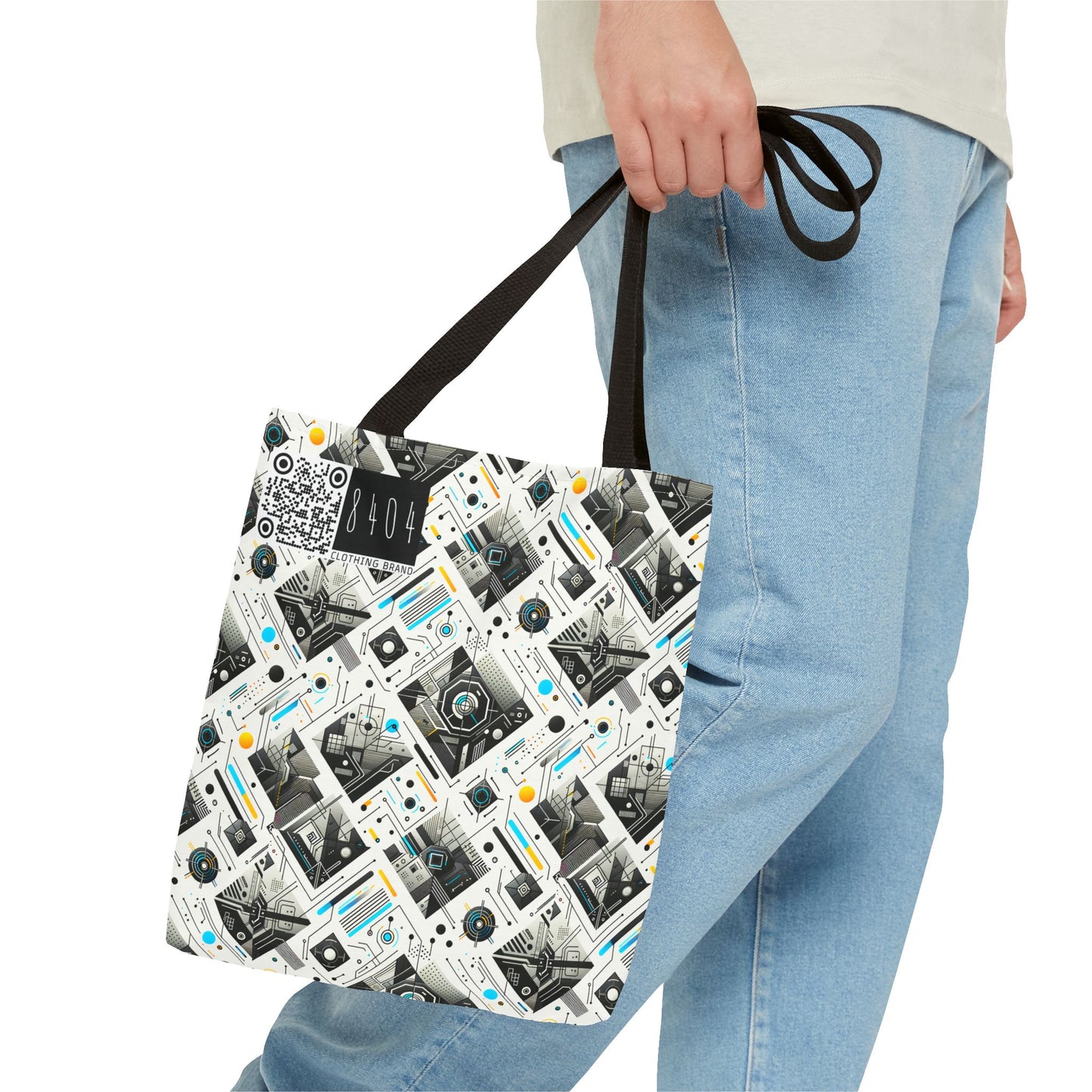 Tech Minimalism Minimalist Tech Tote Bag - 8404 Design-47