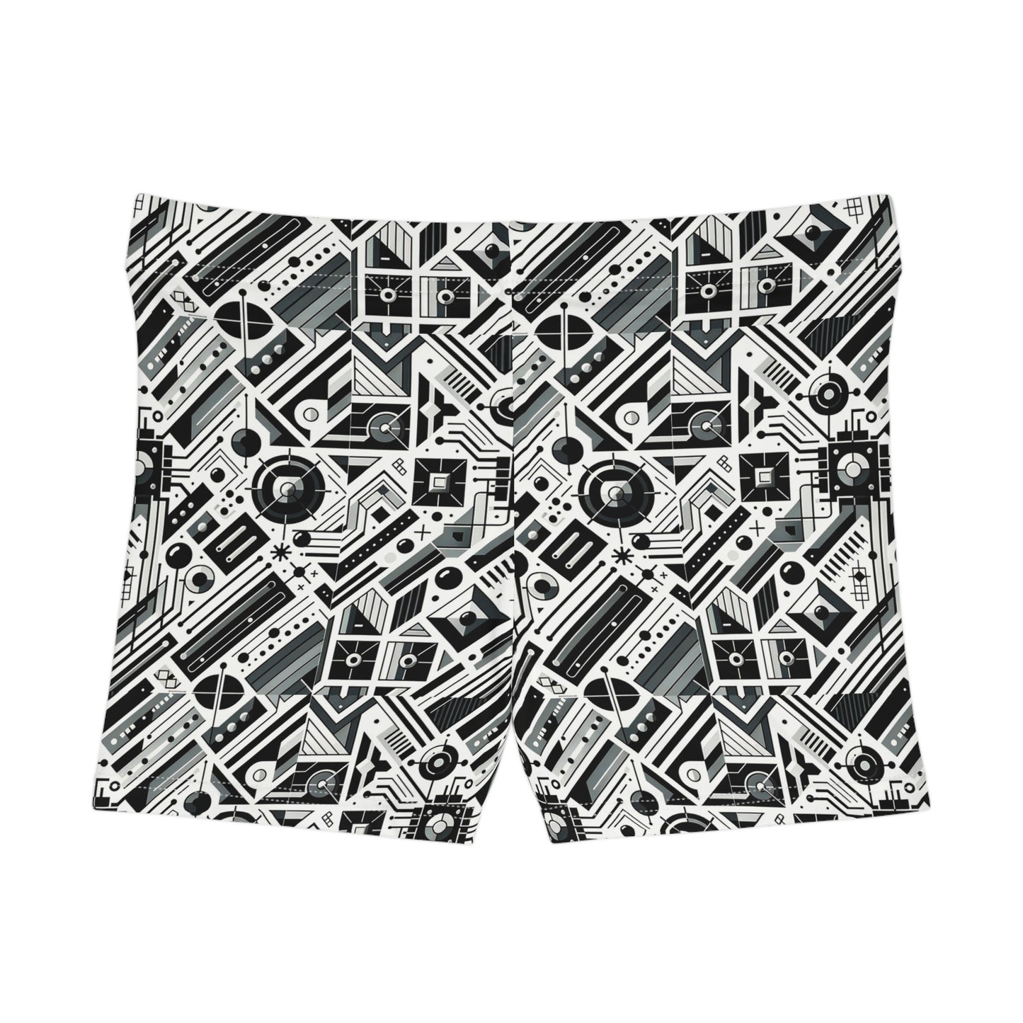Digital Minimalism Minimalist Tech Women's Shorts - 8404 Design-62