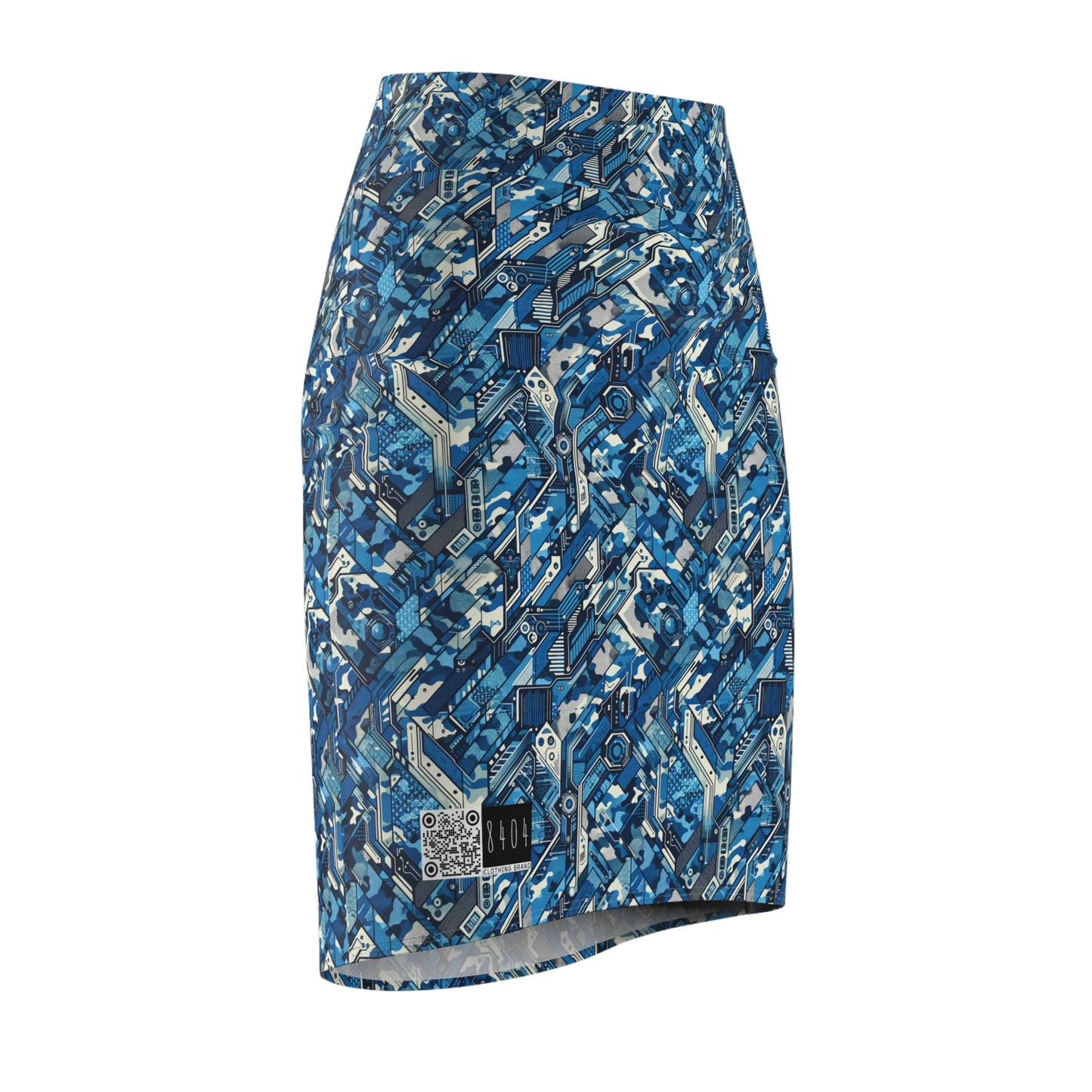 Tech Urban Camo Tech-Forward Streetwear With a Futuristic Military Edge Women's Pencil Skirt - 8404 Design-39