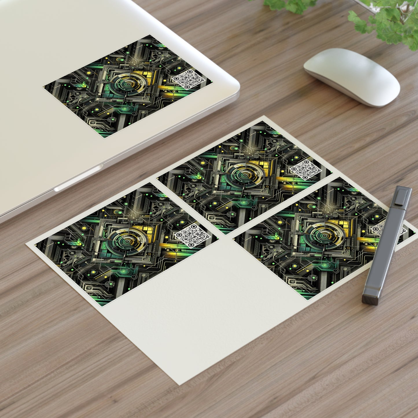 Tech Noir Graphics Tech-Inspired Streetwear Sticker Sheets - 8404 Design-57