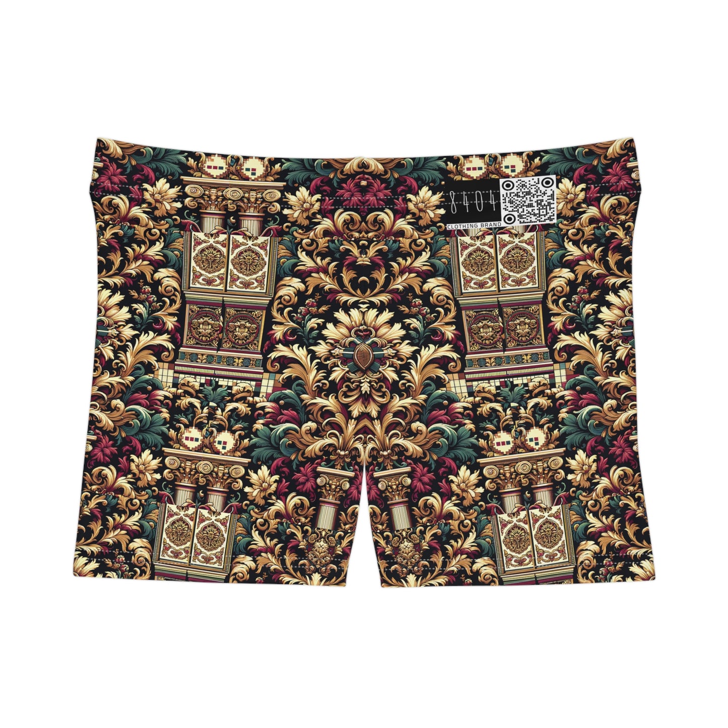 Digital Renaissance Modern Baroque Fusion Women's Shorts - 8404 Design-57