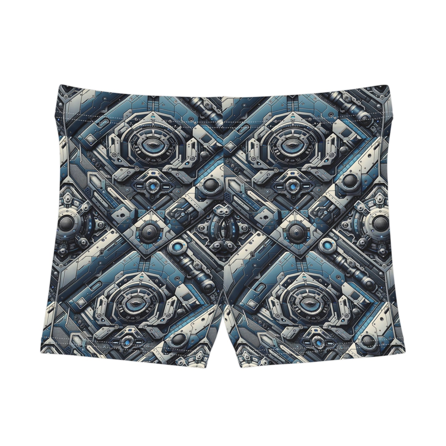 Tech Utility Fusion Tech-Forward Utility With a Futuristic Edge Women's Shorts - 8404 Design-43
