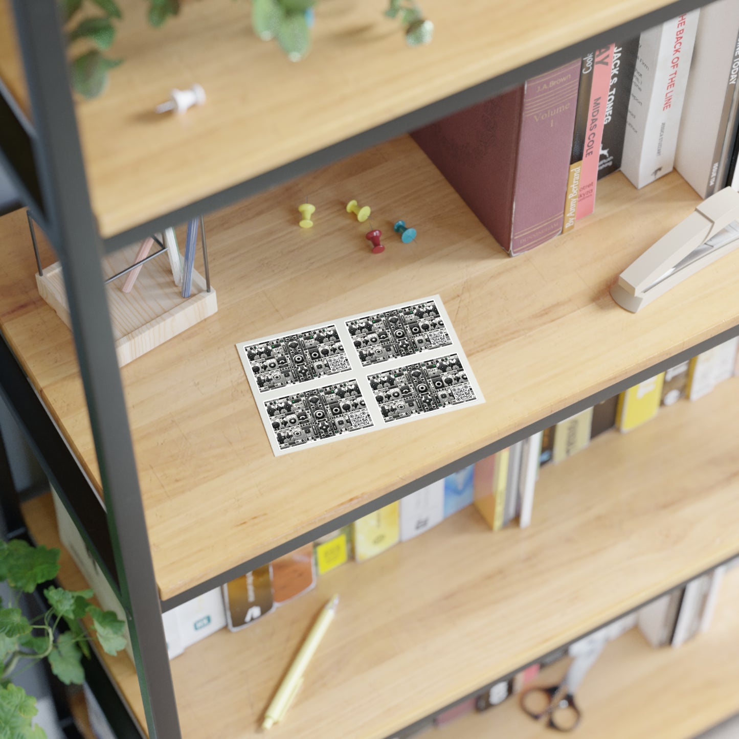 Tech Utility Aesthetics Tech-Forward Minimalism Sticker Sheets - 8404 Design-60