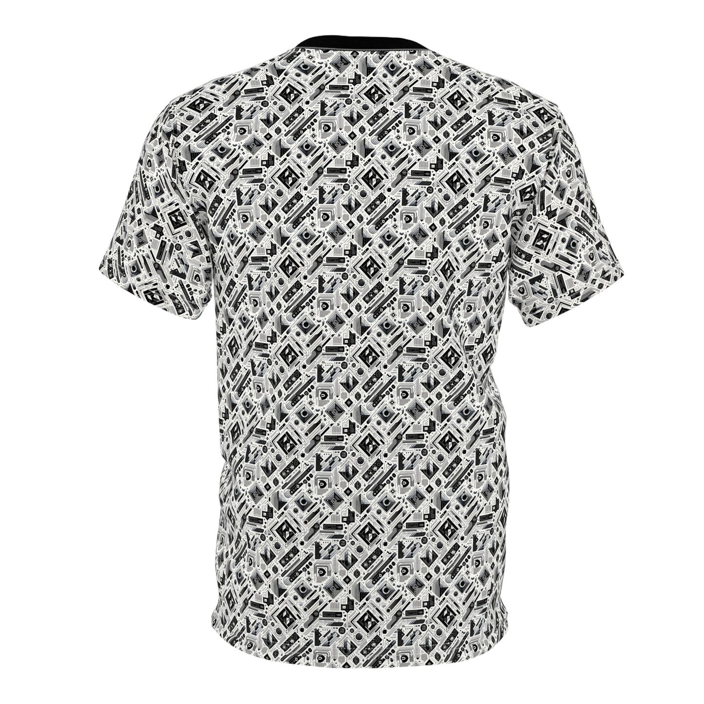 Tech Minimalism Minimalist Tech Unisex Cut & Sew Tee - 8404 Design-72