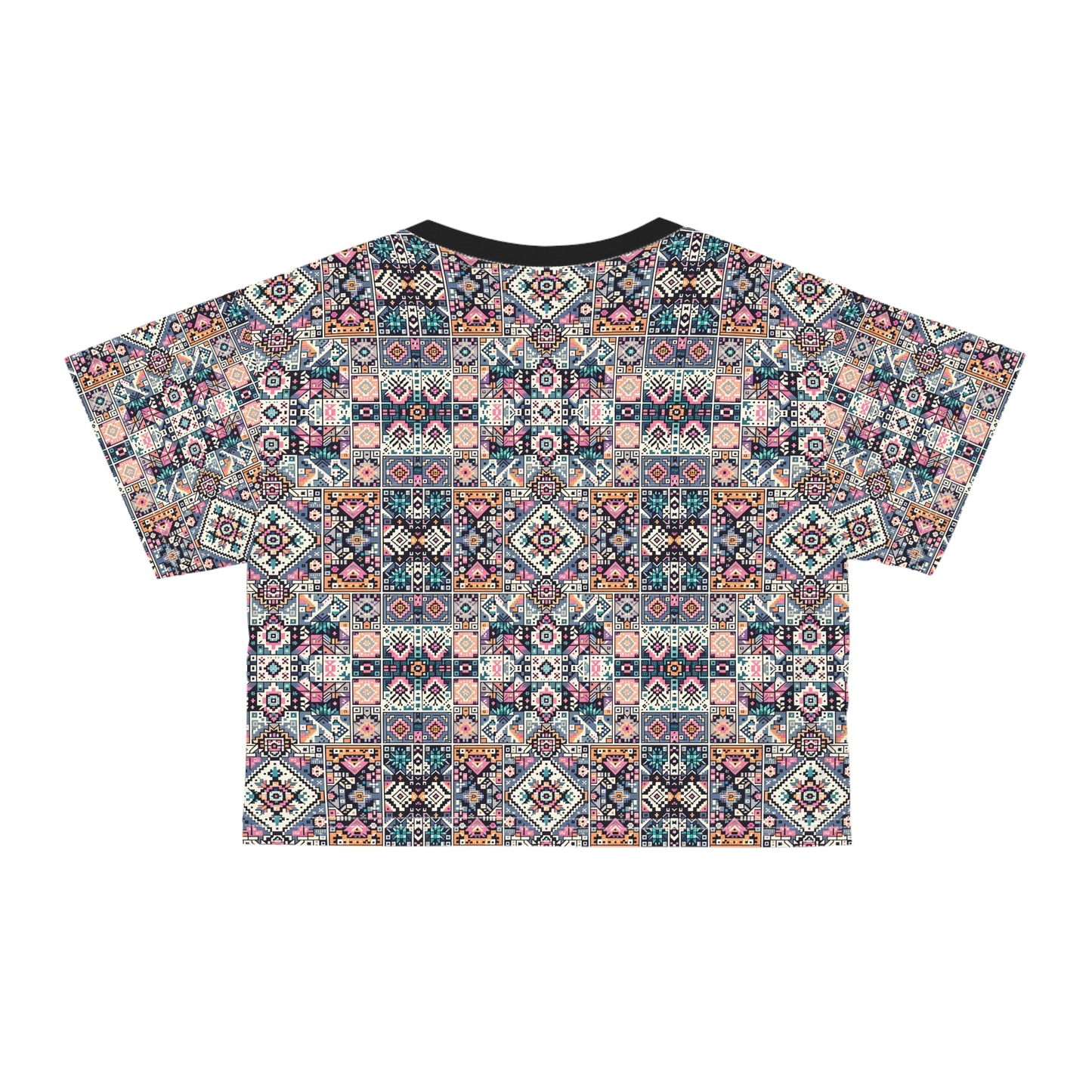Digital Artisanal Fusion Digital Artisanal Crop Tee - 8404 Design-65