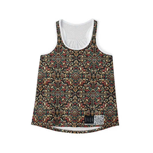 Streetwear Renaissance Artistic Clash of Old and New Women's Tank Top - 8404 Design-46