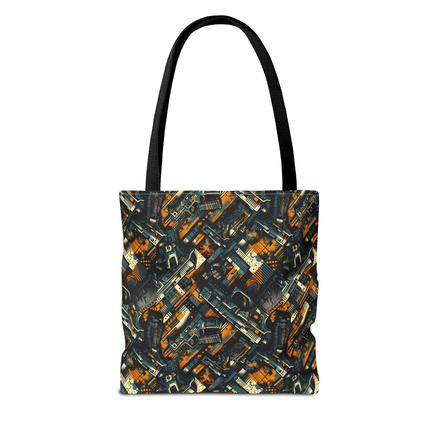 Digital Punk Futuristic Grunge Tote Bag - 8404 Design-47