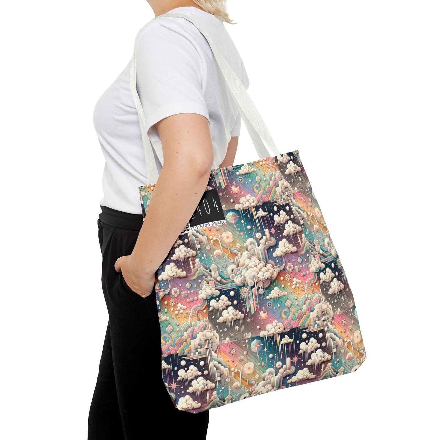 Digital Dreamland Whimsical and Nostalgic Streetwear With a Digital Twist Tote Bag - 8404 Design-52