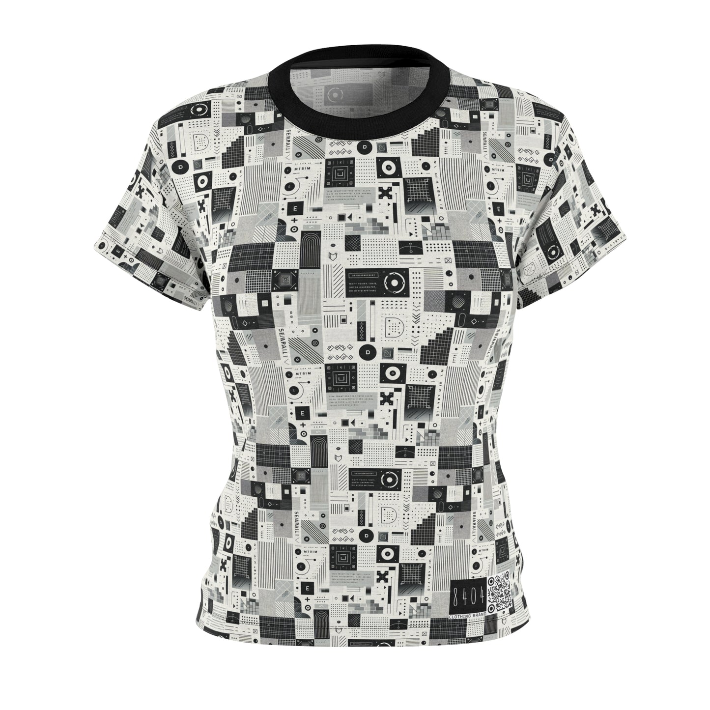 Digital Minimalism Minimalist Tech Women's Cut & Sew Tee - 8404 Design-50