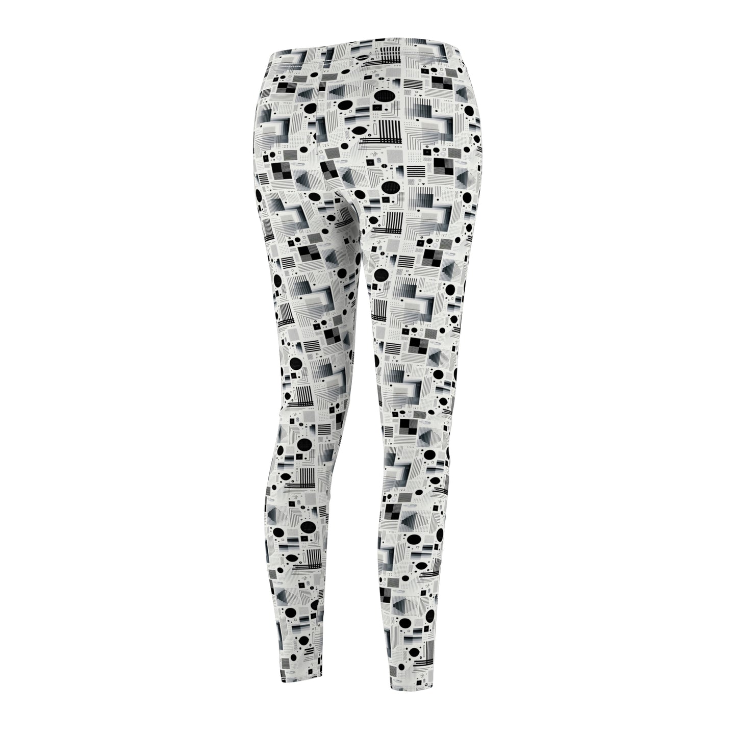 Digital Minimalism Minimalist Tech Women's Cut & Sew Casual Leggings - 8404 Design-60