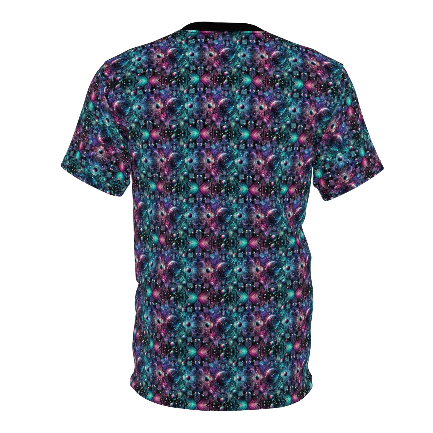 Galactic Hues Tech-forward cosmic fusion Unisex Cut & Sew Tee - 8404 Design-59