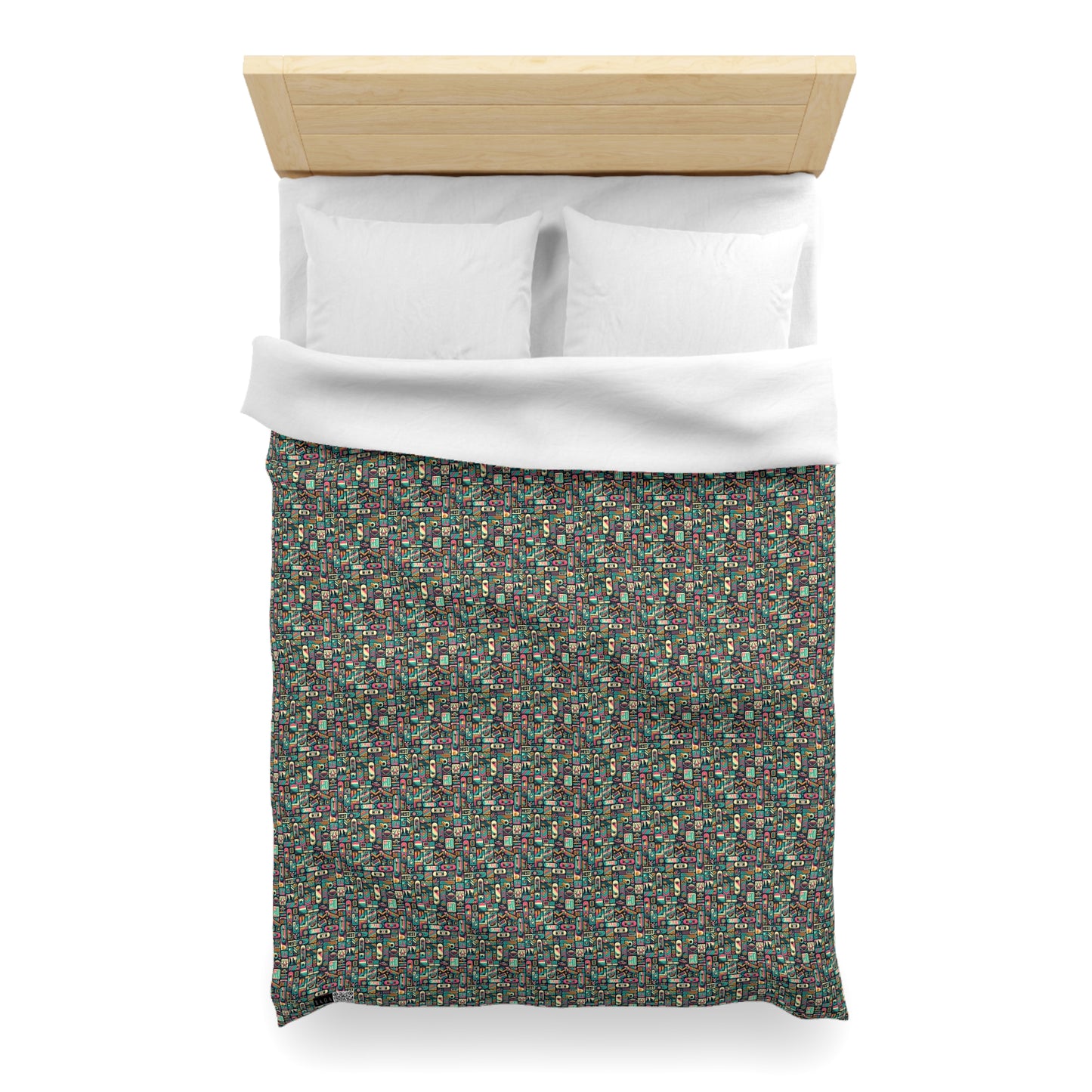Skate Culture Revival Urban Retro Cool Microfiber Duvet Cover - 8404 Design-61