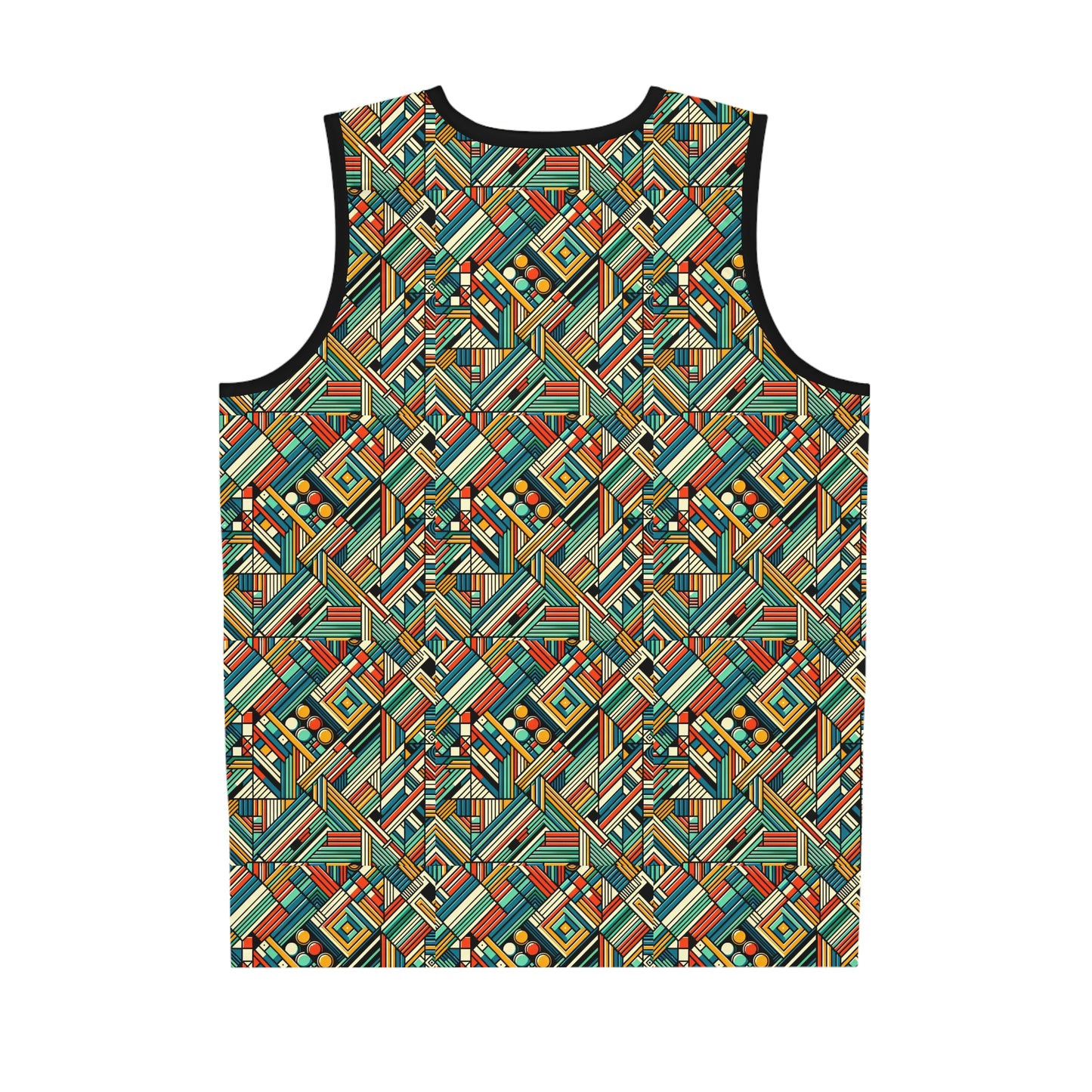 Abstract Graphic Art Modern Artistic Expression Basketball Jersey - 8404 Design-67