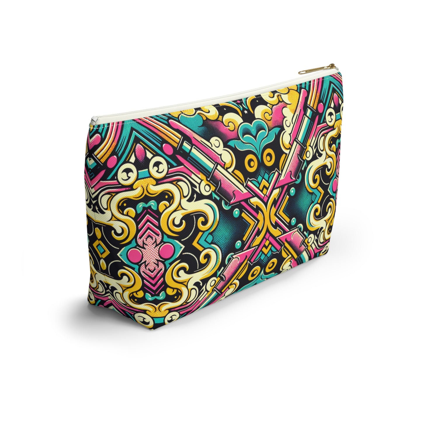 Neon Pop Art Revival Pop Culture Retro Accessory Pouch W T-Bottom - 8404 Design-59