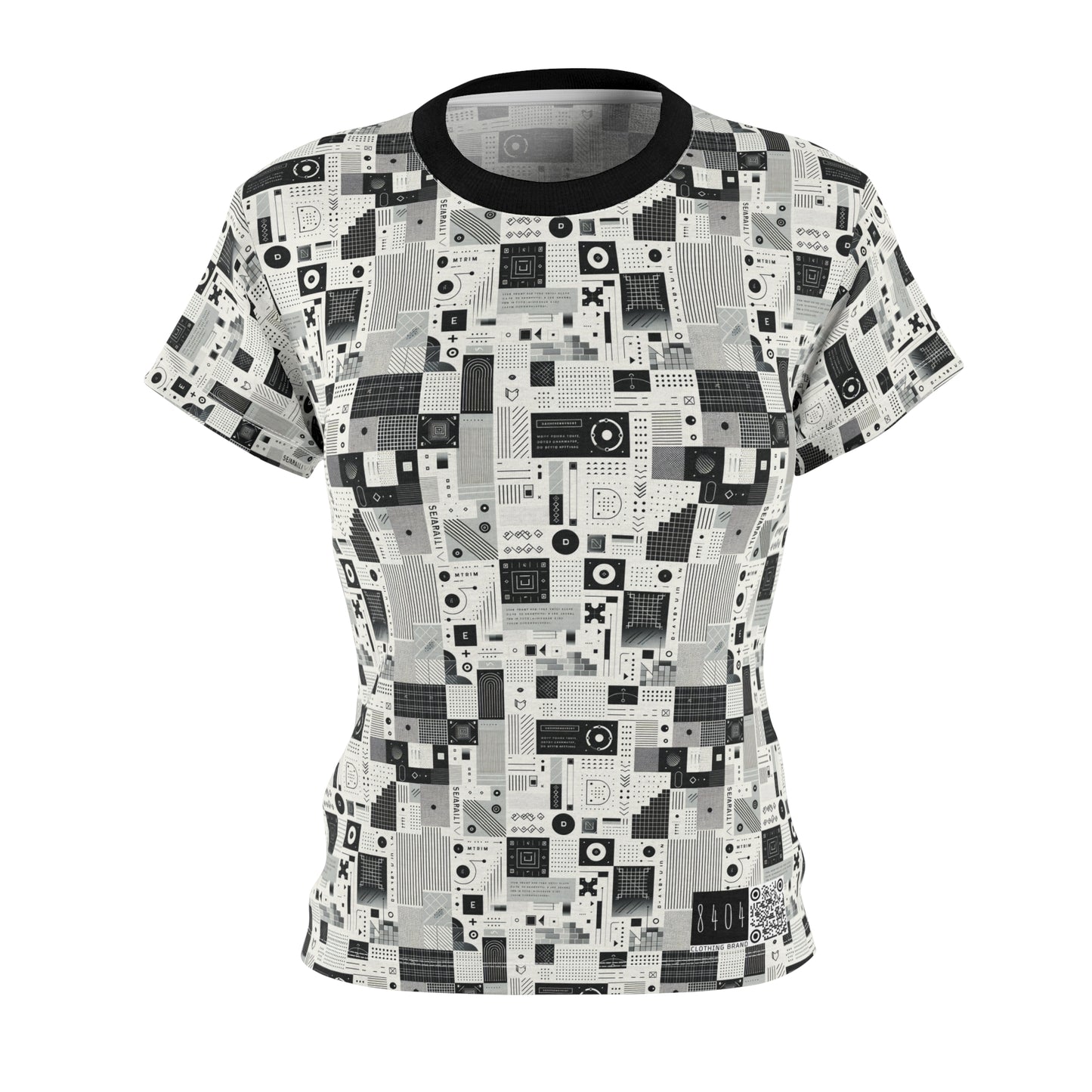 Digital Minimalism Minimalist Tech Women's Cut & Sew Tee - 8404 Design-50