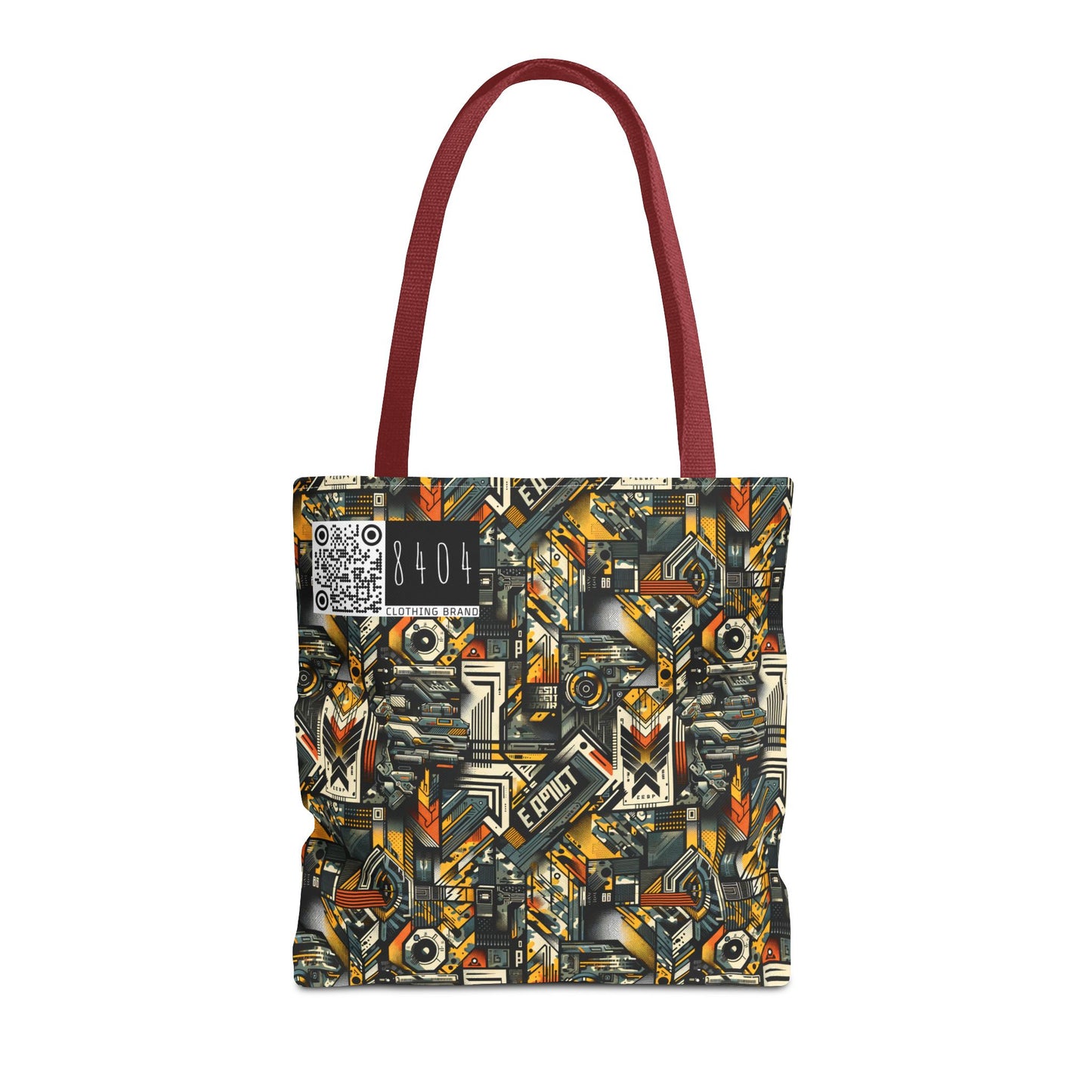 Digital Punk Futuristic Grunge Tote Bag - 8404 Design-49