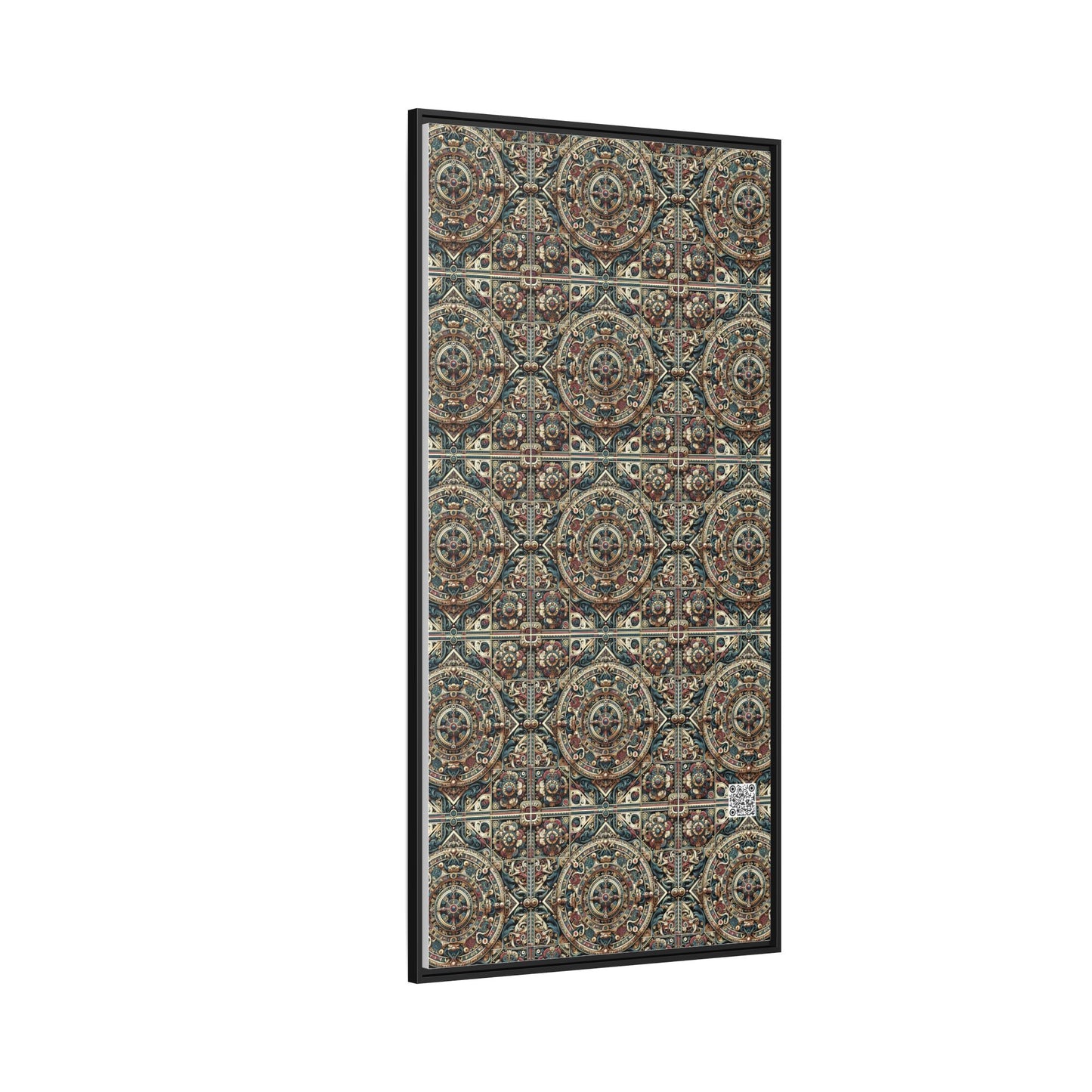 Urban Renaissance Historical Fusion With Street Edge Matte Canvas, Framed (multi-Color) - 8404 Design-57 A
