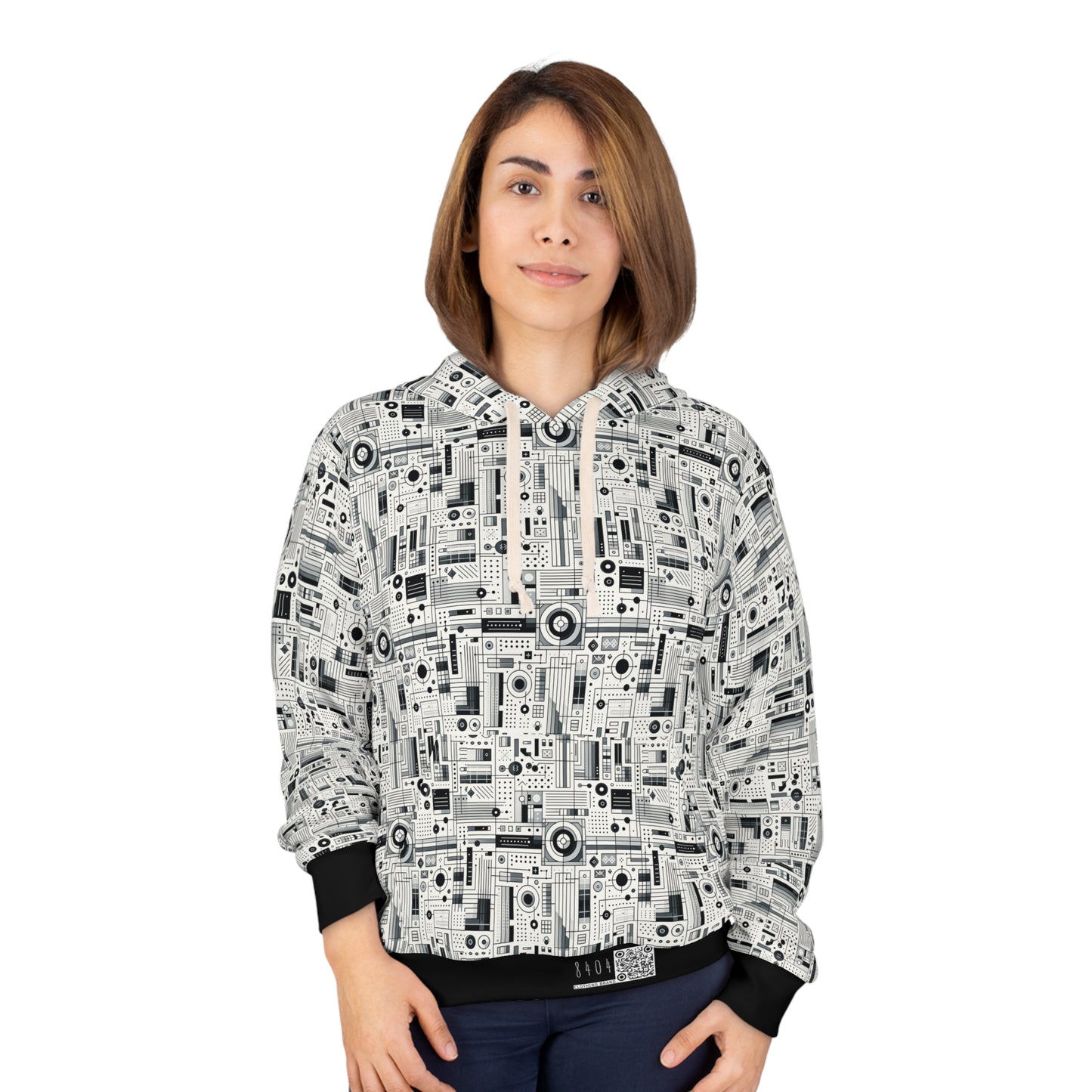 Digital Minimalism Minimalist Tech Pullover Hoodie - 8404 Design-53