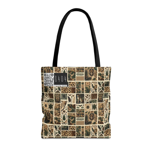 Streetwear Safari Urban Jungle Explorer Tote Bag - 8404 Design-51