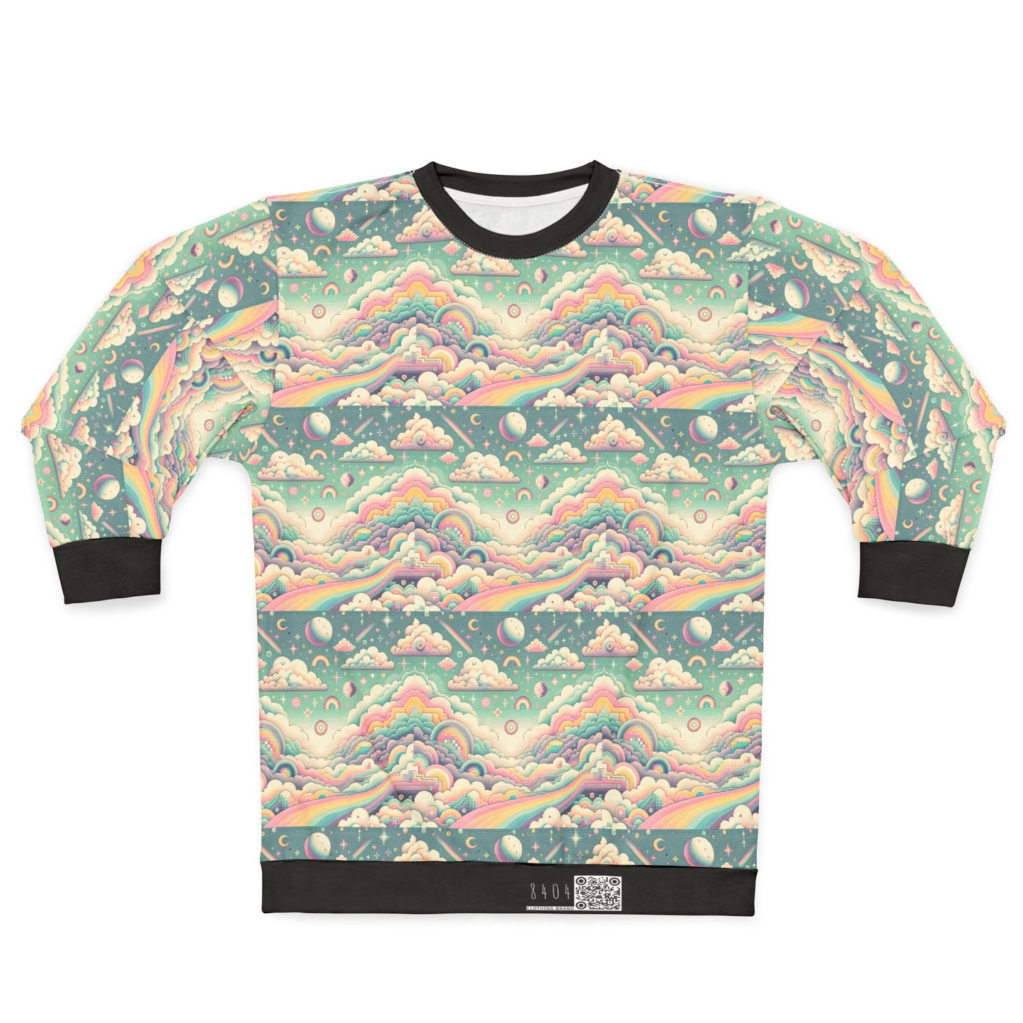 Digital Dreamland Whimsical and Nostalgic Streetwear With a Digital Twist Sweatshirt - 8404 Design-65