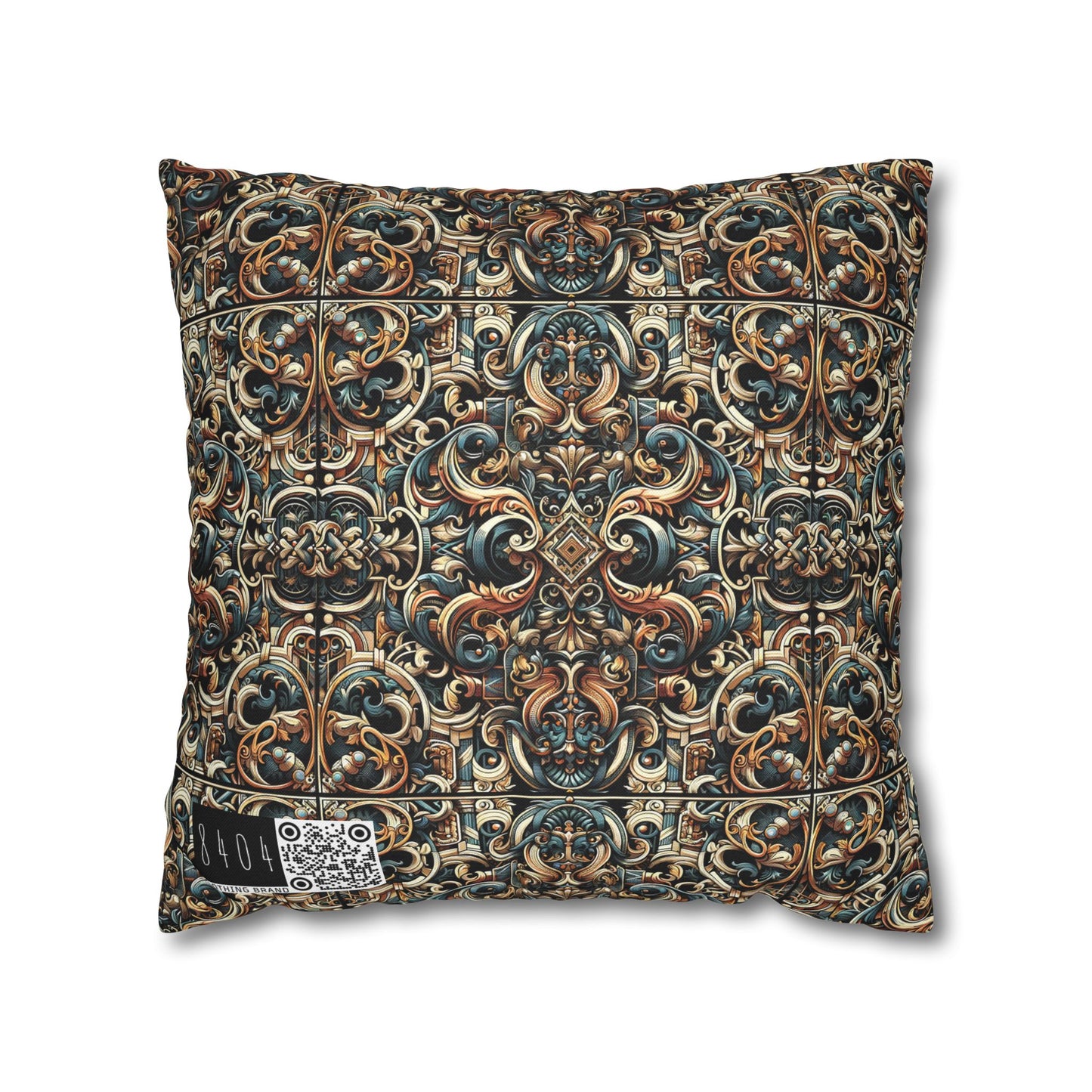 Urban Renaissance Historical Fusion With Street Edge Spun Polyester Square Pillowcase - 8404 Design-59