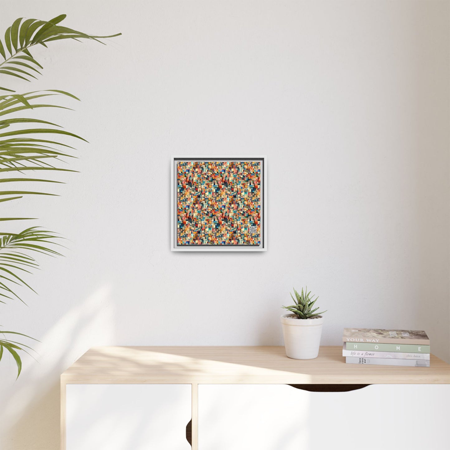 Digital Artistic Expression Artistic Streetwear Matte Canvas, Framed (multi-Color) - 8404 Design-46 B