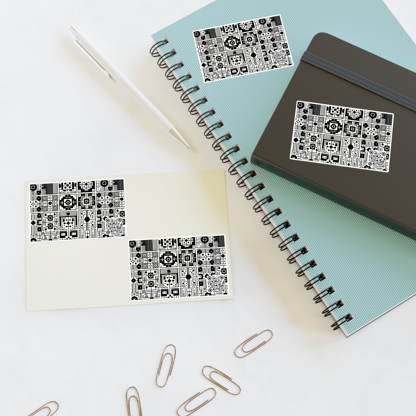 Digital Minimalism Minimalist Tech Sticker Sheets - 8404 Design-55