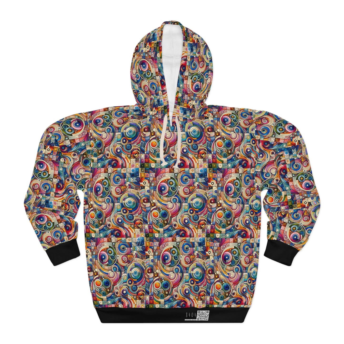 Digital Artistic Expression Artistic Streetwear Pullover Hoodie - 8404 Design-49
