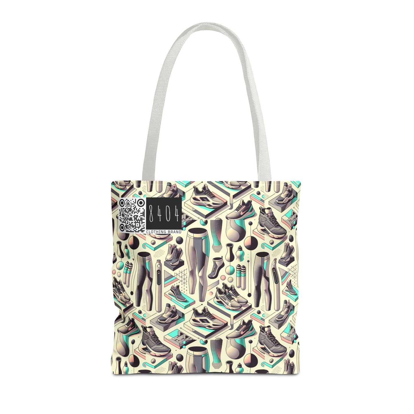 Tech-Infused Athleisure Futuristic Athletic Tech Tote Bag - 8404 Design-44