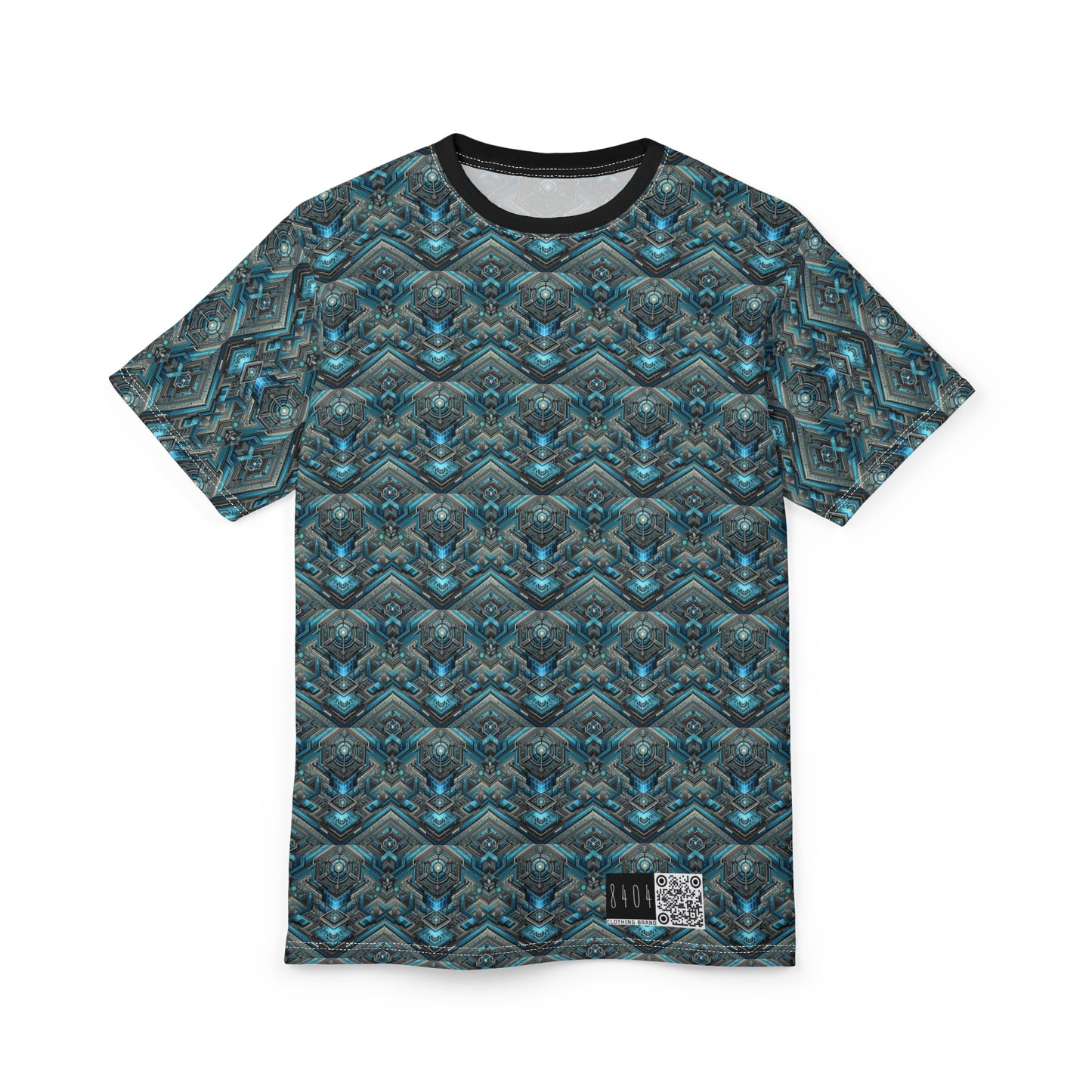 Tech-Infused Futurism Sleek Tech Edge Unisex Cut & Sew Tee - 8404 Design-49