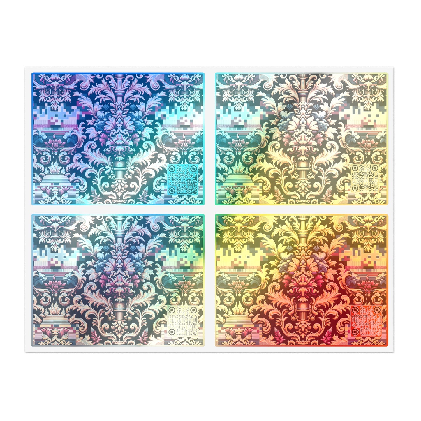 Digital Renaissance Modern Baroque Fusion Sticker Sheets - 8404 Design-53