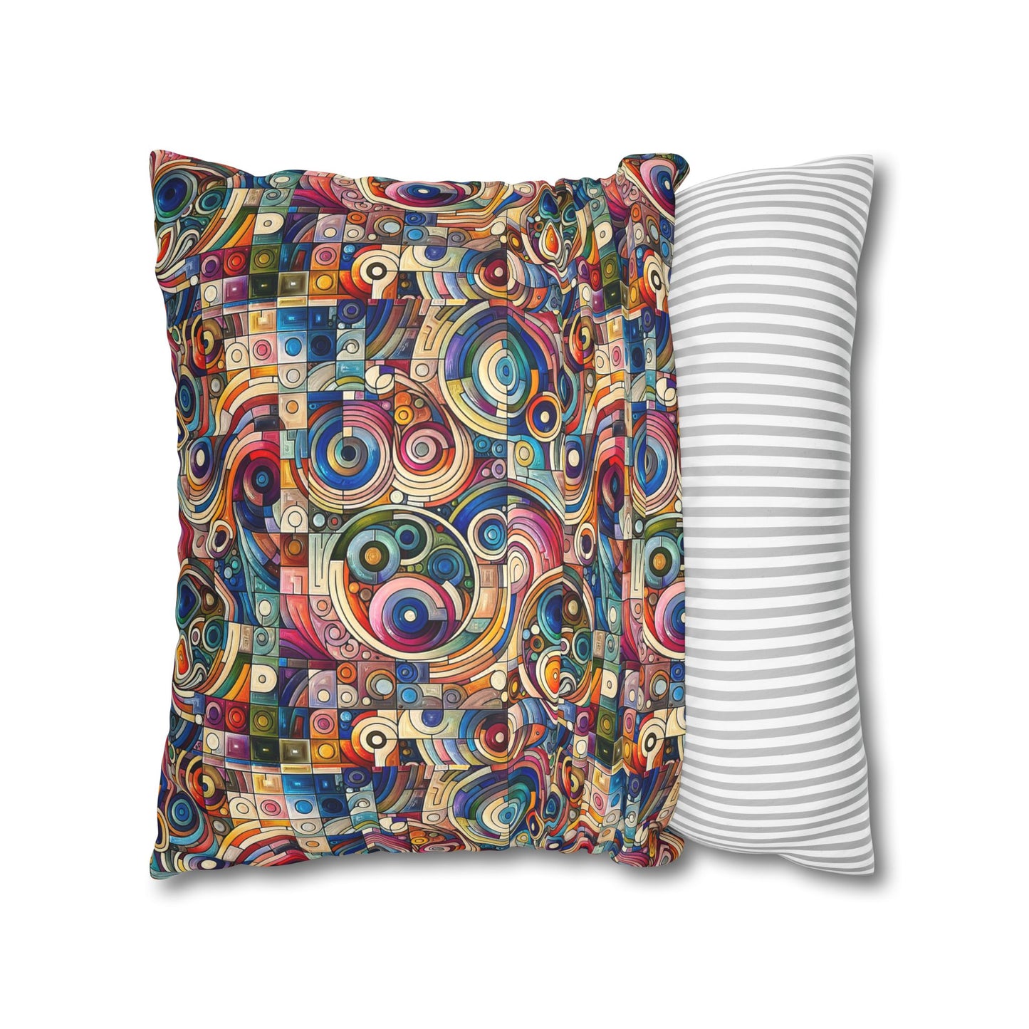 Digital Artistic Expression Artistic Streetwear Faux Suede Square Pillowcase - 8404 Design-49