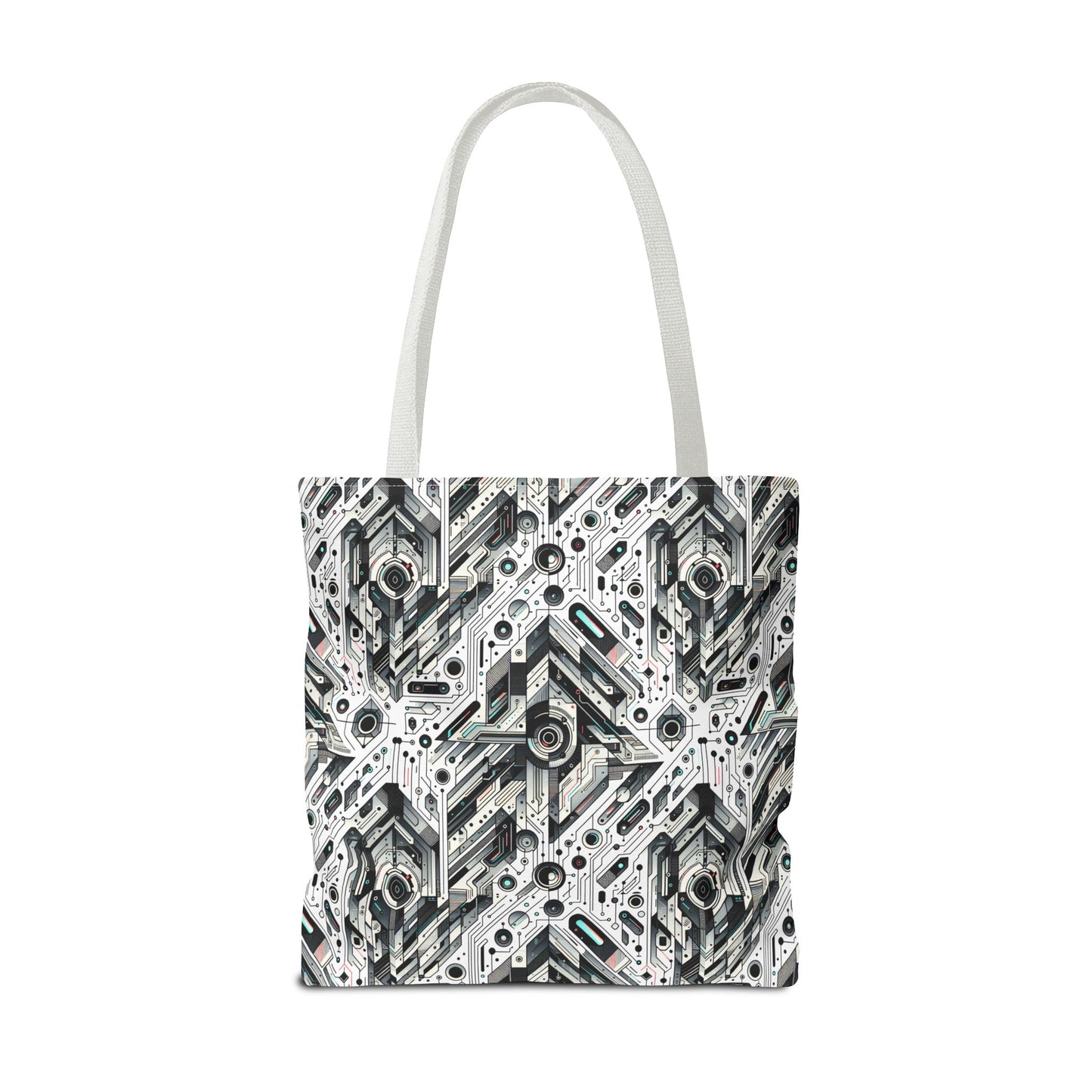 Tech-Infused Streetwear Tech-Forward Minimalism Tote Bag - 8404 Design-51