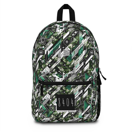 Tech Camo Fusion Tech-Forward Streetwear With a Futuristic Edge Backpack - 8404 Design-63