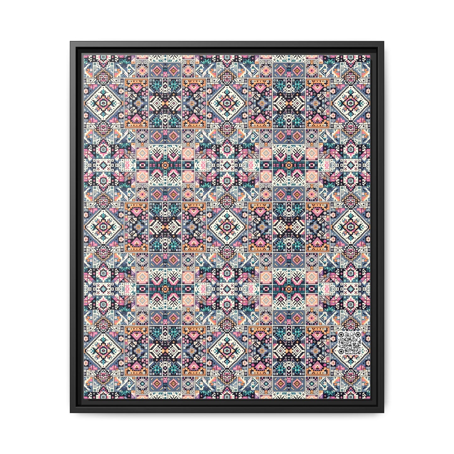 Matte Canvas, Framed (multi-Color) - 8404 Design-01