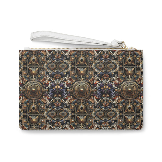 Digital Renaissance Luxurious Streetwear Inspired By Classical Art With a Modern Twist Clutch Bag - 8404 Design-55