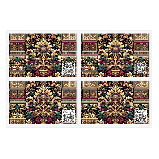 Digital Renaissance Modern Baroque Fusion Sticker Sheets - 8404 Design-57