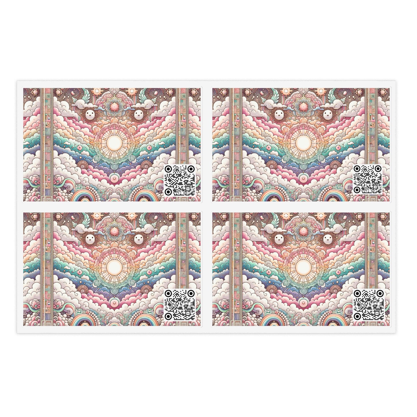 Digital Dreamland Whimsical and Nostalgic Streetwear With a Digital Twist Sticker Sheets - 8404 Design-56