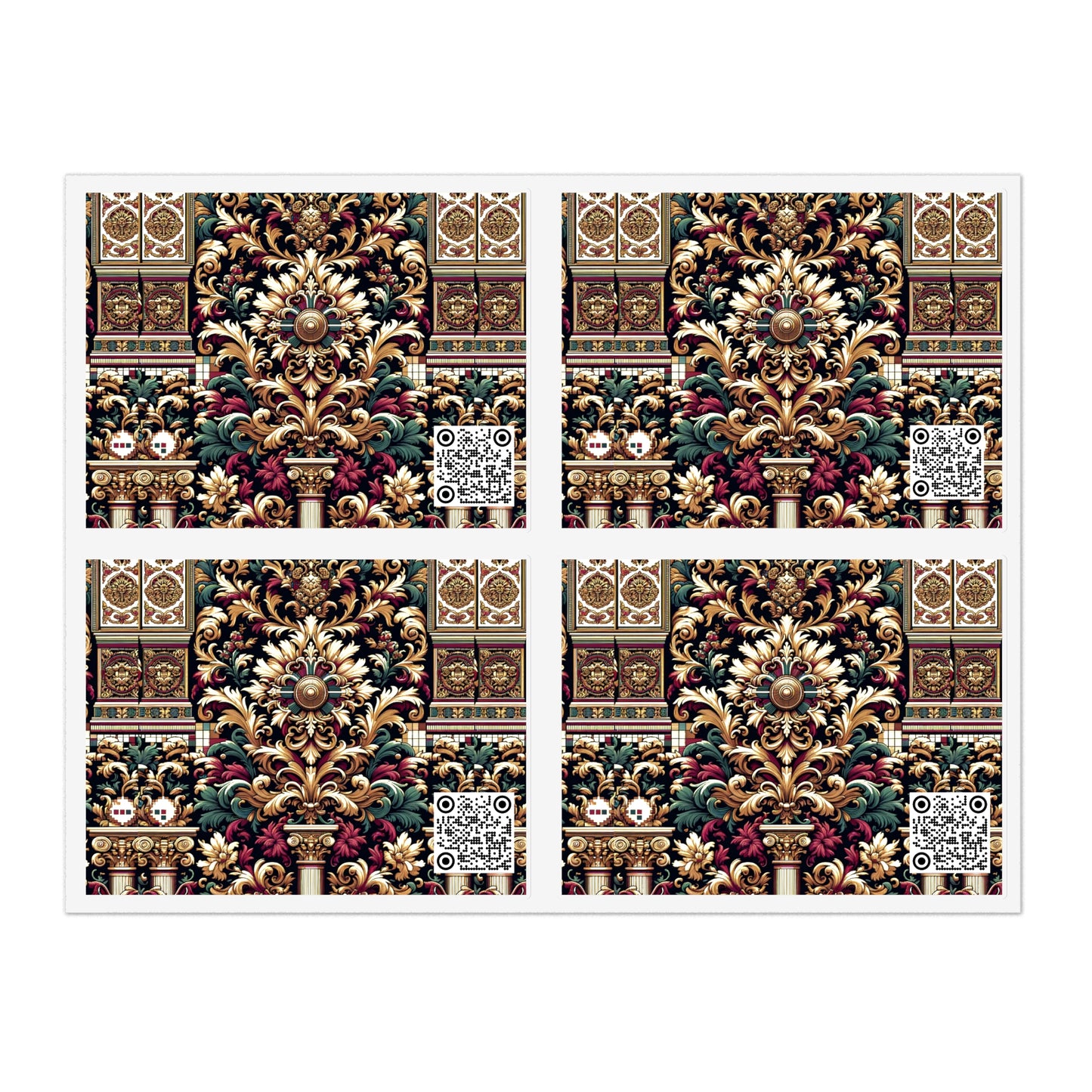 Digital Renaissance Modern Baroque Fusion Sticker Sheets - 8404 Design-57