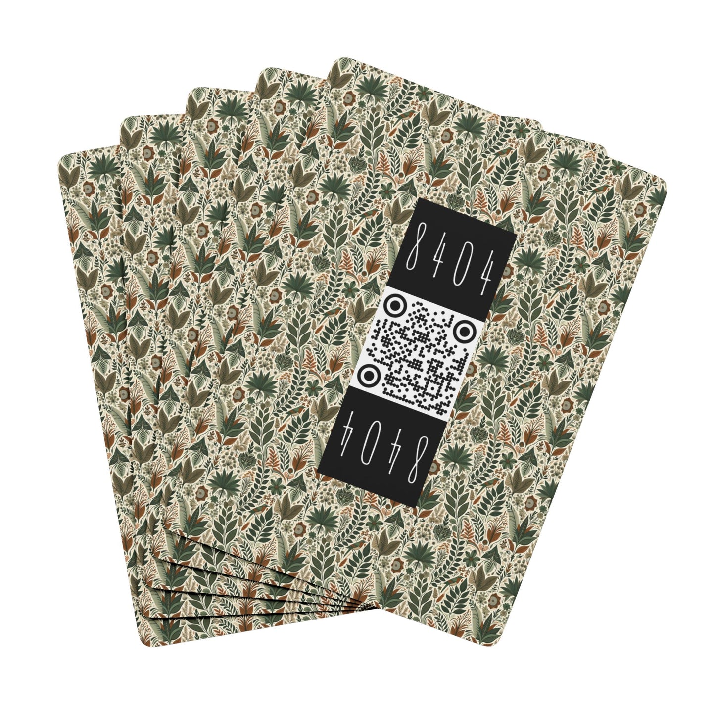 Urban Jungle Nature Meets Streetwear Poker Playing Cards - 8404 Design-61 S
