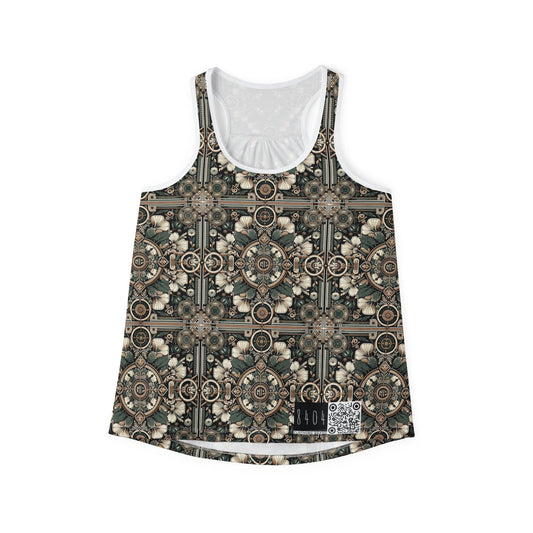 Cyber Garden Party Tech Garden Extravaganza Women's Tank Top - 8404 Design-66