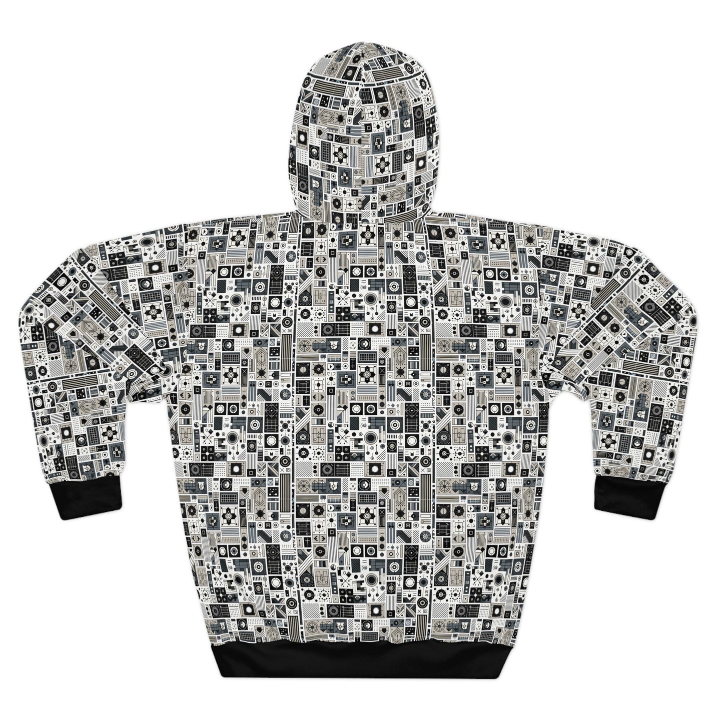 Digital Minimalism Minimalist Tech Pullover Hoodie - 8404 Design-45
