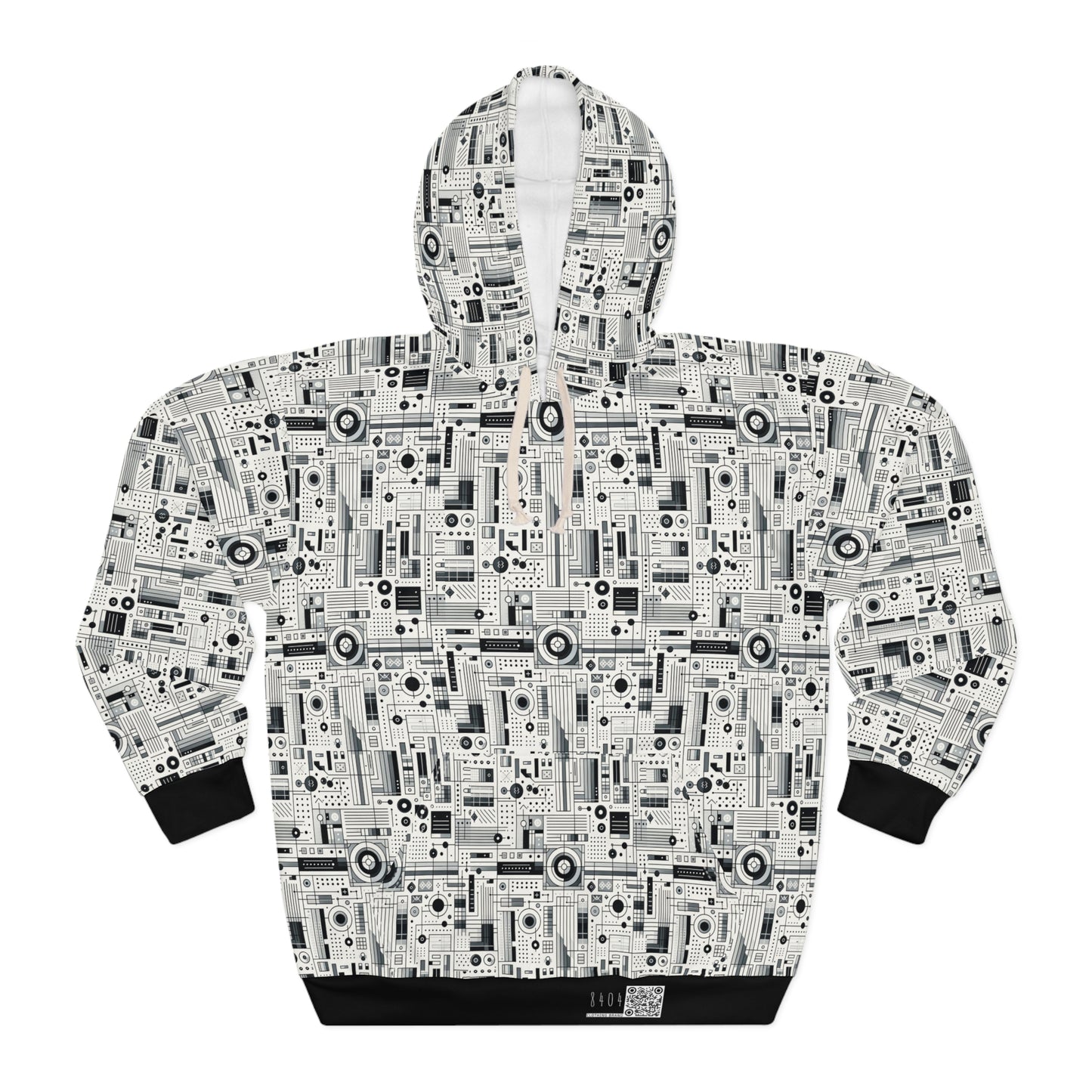 Digital Minimalism Minimalist Tech Pullover Hoodie - 8404 Design-53