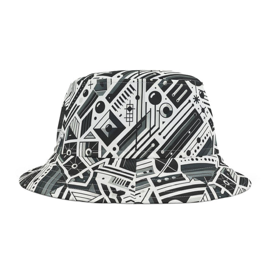 Digital Minimalism Minimalist Tech Bucket Hat - 8404 Design-62