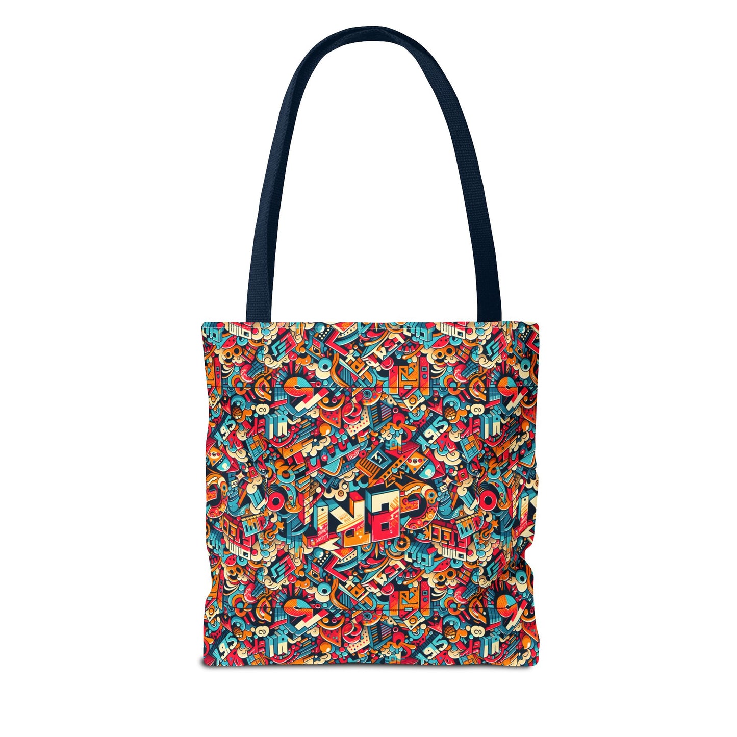 Neo-Traditional Street Art Modern Street Art Fusion Tote Bag - 8404 Design-58