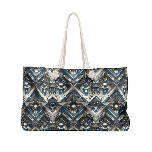 Tech Utility Fusion Tech-Forward Utility With a Futuristic Edge Weekender Bag - 8404 Design-63