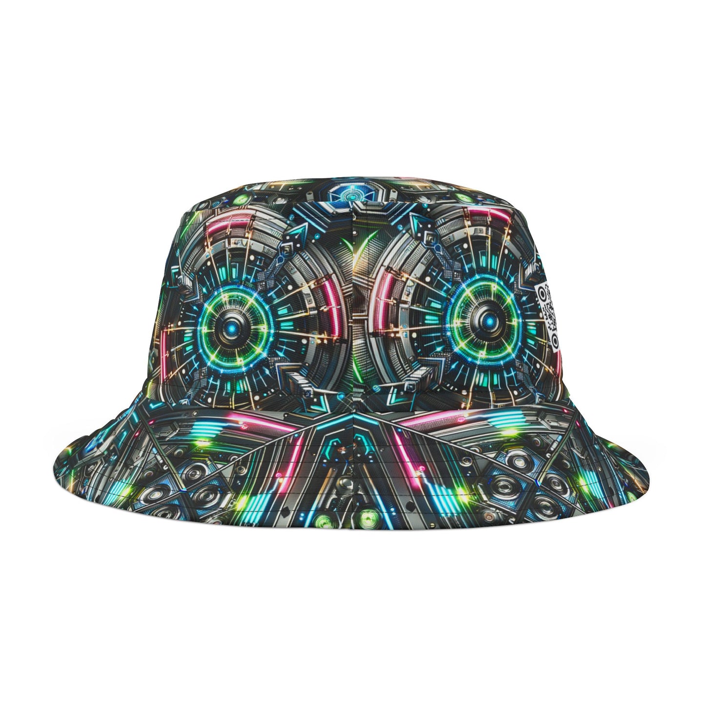 Tech-Infused Futurism Futuristic Tech Bucket Hat - 8404 Design-53