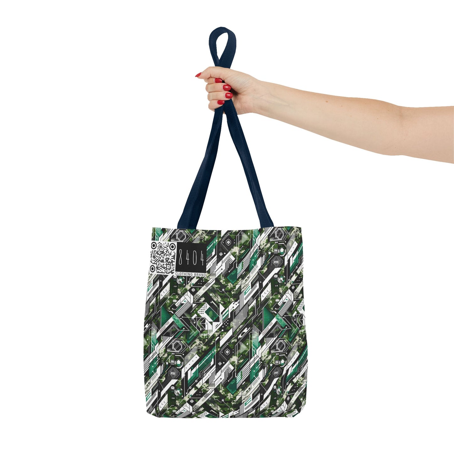 Tech Camo Fusion Tech-Forward Streetwear With a Futuristic Edge Tote Bag - 8404 Design-63